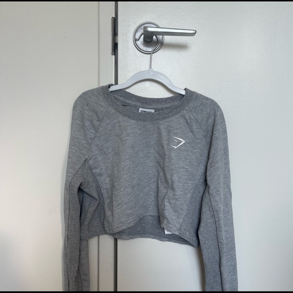 Gym shark cropped long sleeve - Picture 1 of 3